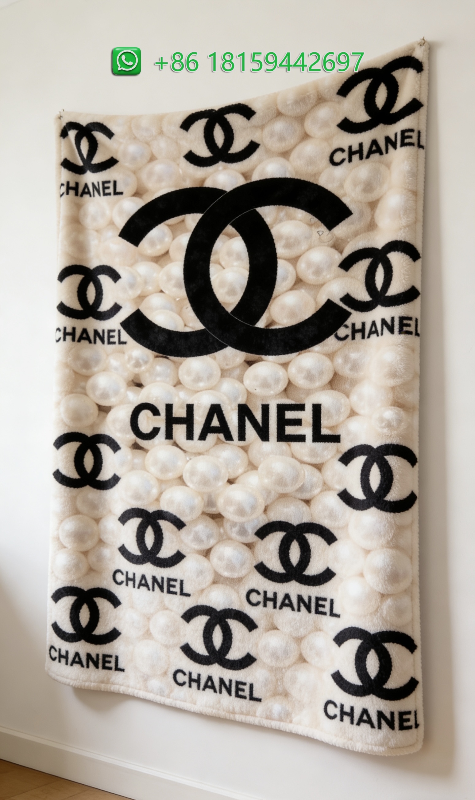 Chanel Throw Blankets